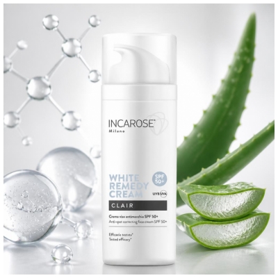 Incarose White Remedy Clair Crème Visage Anti-Taches SPF50+ 50 ml