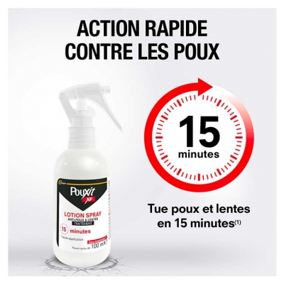 Pouxit XF Lotion Spray Anti-Poux et Lentes 100 ml