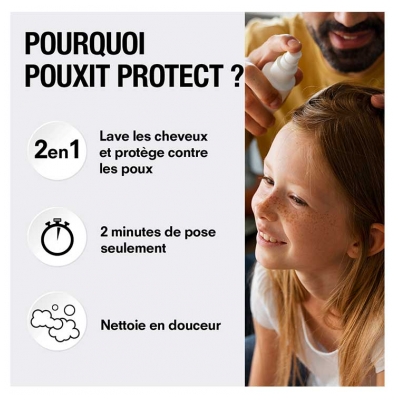 Pouxit Protect Shampoing Lavant Protecteur 72H 200 ml