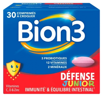 Bion 3 Defensa Junior 30 Comprimidos Masticables
