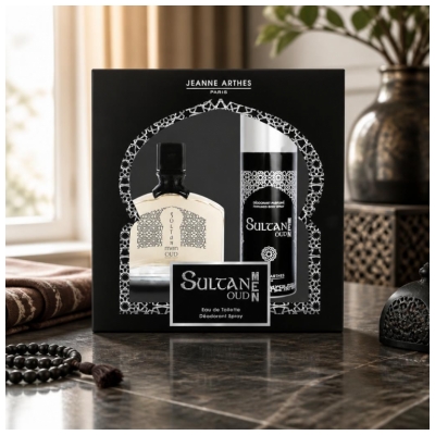JEANNE ARTHES Coffret Sultan Oud Men Eau de Toilette 100 ml + Déodorant Parfumé 150 ml