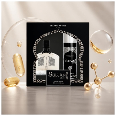 JEANNE ARTHES Coffret Sultan Oud Men Eau de Toilette 100 ml + Déodorant Parfumé 150 ml