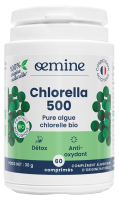 Oemine Chlorella 500 Organic 60 Tablets