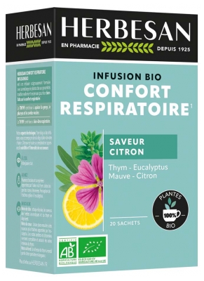 Herbesan Infusion Respiratoire Bio 20 Zakjes