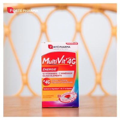 Forté Pharma MultiVit'4G Energie 30 Comprimés Bicouches