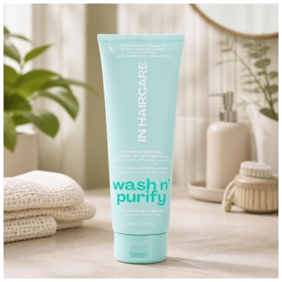 In Haircare Wash n' Purify Lugnande & Anti-mjällschampo 250 ml