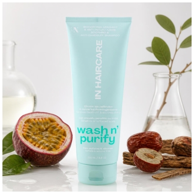 In Haircare Wash n' Purify Lugnande & Anti-mjällschampo 250 ml