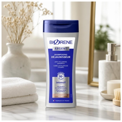 Biorène Argent Intenzivni šampon za nevtralizacijo rumenih tonov 200 ml