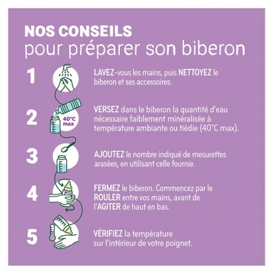 Babybio Optima 1 au Lait de Vache Français de 0 à 6 Mois Bio 800 g