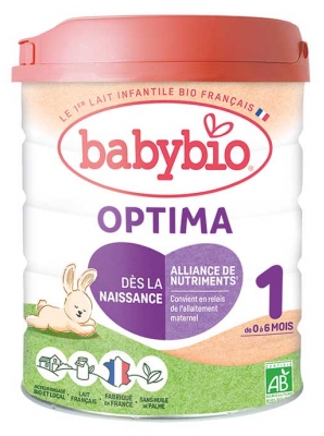 Babybio Optima 1 da 0 a 6 Mesi Bio 800 g