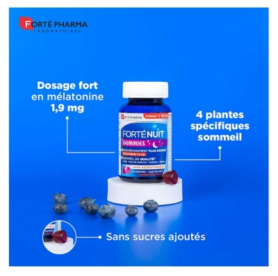 Forté Pharma Forté Nuit 30 Gummies
