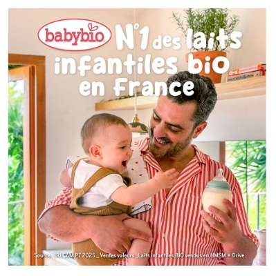 Babybio Optima Croissance 3 au Lait de Fermes Françaises de 10 Mois à 3 Ans Bio 800 g