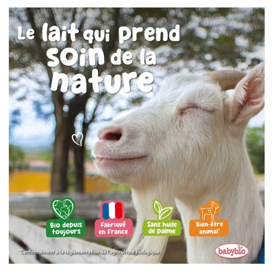 Babybio Caprea Croissance 3 au Lait de Chèvre de 10 Mois à 3 Ans Bio 800 g