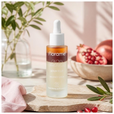 Sérum de Brilho Florame Glow Protect com Romã Bio 30 ml