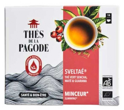 Sveltaé Čaj Pagode Zeleni Čaj za Hujšanje Bio 18 Vrečk