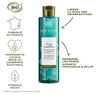 Sanoflore Magnifica Aqua Anti-Imperfections Lotion Purifiante Bio 200 ml