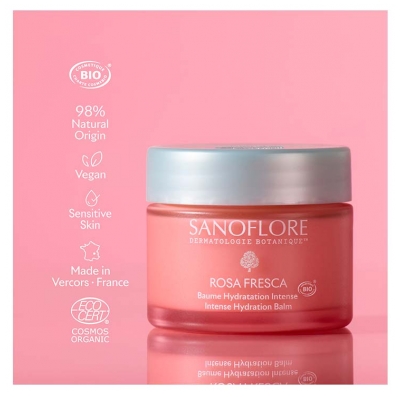 Sanoflore Rosa Fresca Baume Hydratation Intense Bio 50 ml