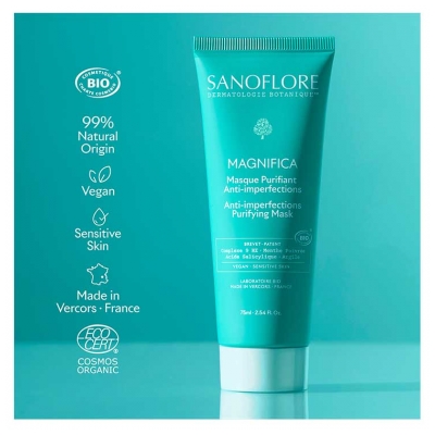 Sanoflore Magnifica Masque Purifiant Anti-Imperfections Bio 75 ml