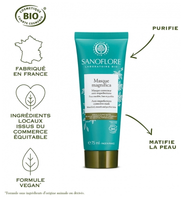 Sanoflore Magnifica Masque Purifiant Anti-Imperfections Bio 75 ml