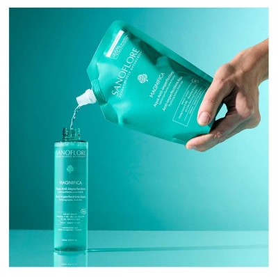 Sanoflore Organic Aqua Magnifica Anti-Imperfections Botanical Liquid Care Refill 400ml