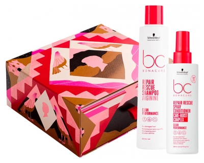 Schwarzkopf Champú Reparador Bonacure 250 ml + Bálsamo Reparador Spray 200 ml