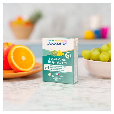 Juvamine Expert Kvėpavimo Takai 3in1 30 Čiulpiamųjų Tablečių
