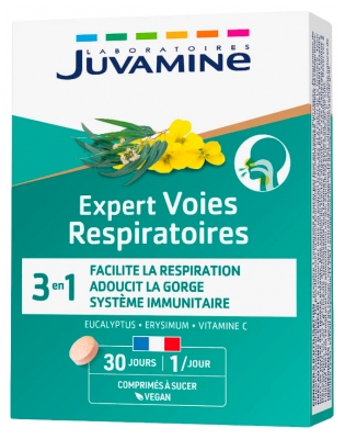 Juvamine Expert Luchtwegen 3-in-1 30 Zuigtabletten