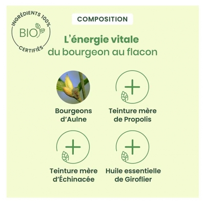 HerbalGem Gommes Gorge Duo Propolis Verte Brune Bio 24 Gommes