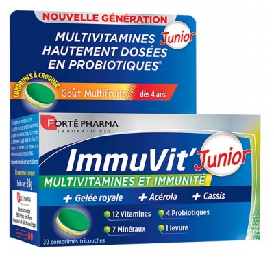 Forté Pharma ImmuVit' Junior 30 Comprimés à Croquer