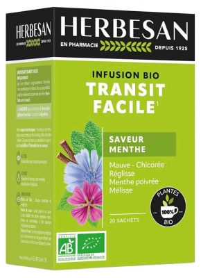 Herbesan Infusion Transit Facile Bio 20 Påsar