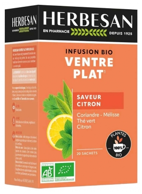 Herbesan Ceai de Burtă Plat Bio 20 Pliculețe