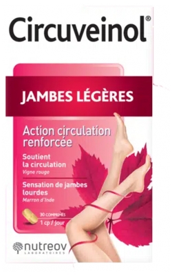 Nutreov Circuveinol Kevyet jalat 30 tablettia