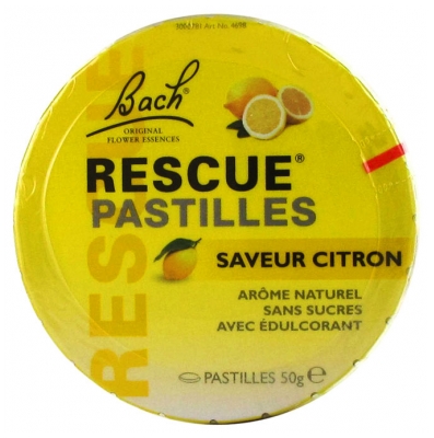 Rescue Bach Pastile Aromă de Lămâie 50 g
