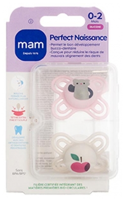 MAM 2 Perfect knupji 0-2 mēnešiem - Modelis: Ka?is un ?bols