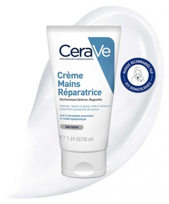 CeraVe Crème Mains Réparatrice Lot de 2 x 50 ml