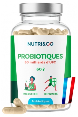 Nutri&Co Probiotiques 60 Gélules
