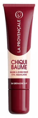 Balsam de buze colorat La Provençale Bio Chiqui Baume 10 ml - Tentă: 04 Grenadine v? rog