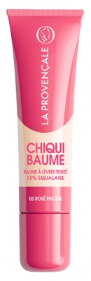 Balsam de buze colorat La Provençale Bio Chiqui Baume 10 ml - Tentă: 03 Rosé Piscine