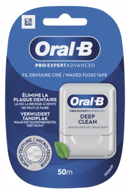 Oral-B Essential Floss Waxed Dental Floss Mint Taste 50 m