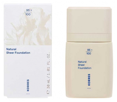 Korres Fondotinta Naturale Trasparente 30 ml - Tinta: 02 Medio