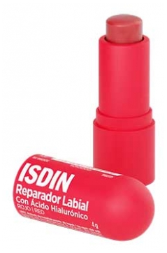 Isdin Naprawczy Balsam do ust 4 g - Kolor: Czerwony