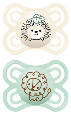 MAM 2 Lollipops Perfetto 2-6 Mesi - Modello: Riccio e Leone