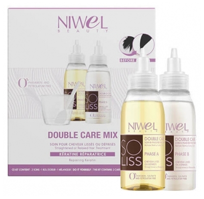 Niwel Beauty Dvojna Restrukturirajoča Nega Dvojna Nega Mix So Liss Niwel Beauty 2x125ml
