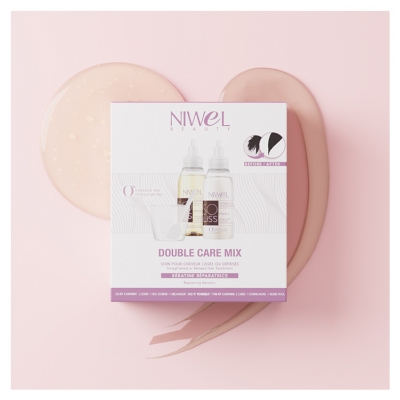 Niwel Beauty Restrukturalizační Dvousložková Péče Dvojitá Péče Mix So Liss Niwel Beauty 2x125ml
