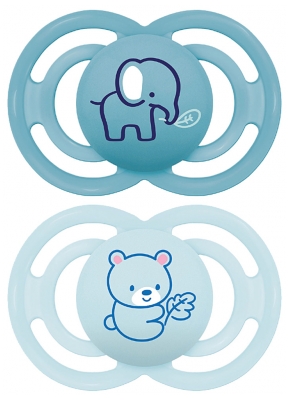 MAM 2 Perfect Dzīvnieku knupīši 18 mēneši un vairāk - Modelis: Zilonis un l?cis