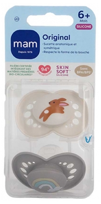 MAM 2 Original Nature knupji 6 mēneši un + - Modelis: Trusis un varav?ksne