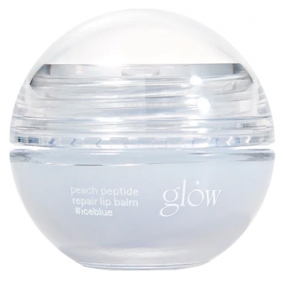 Glow Bálsamo Labial con Péptidos de Melocotón 8 g - Tinte: Azul hielo
