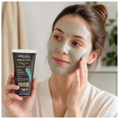 Argaïa Groene Klei Gezichtsmasker 100 ml