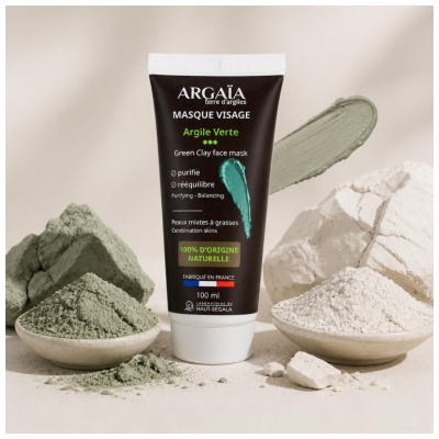Argaïa Groene Klei Gezichtsmasker 100 ml