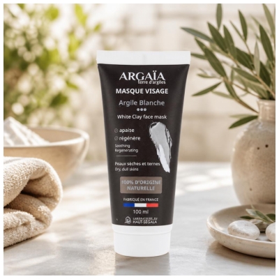Argaïa Pleťová maska z bílého jílu 100 ml